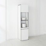 가구샘 키큰 수납 렌지대 도어형 400 H5457