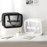 여행용 방수 반투명 세면가방 대 3종컬러 워시백 목욕가방 여행용파우치 워터파크가방