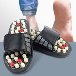 건강 지압슬리퍼 쿠션발지압 실내화 발마사지 슬리퍼