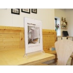 Y자형꽂이 메뉴판 알림판 홍보물 안내 A4 세로 A0592