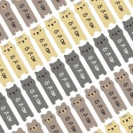 디자인아지트 아트박스 디자인아지트 프리미엄네임스티커A4말랑이 세로