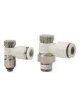 엘보 피팅 유량 제어 밸브 레귤레이터 속도 가스 AS2201-M5-04A AS3201F-03-12SA AS1201F