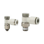 엘보 피팅 유량 제어 밸브 레귤레이터 속도 가스 AS2201-M5-04A AS3201F-03-12SA AS1201F