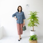 마미소 주머니 단추 마 바지 9부 여름 면50 마50 엄마 할머니 40 60 마담 중년 여성 옷