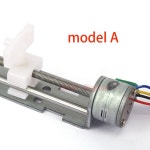 스트로크 선형 액추에이터 DIY 3D 프린터 미니 스테핑 모터 DC 5V 2 상 4 선 스텝퍼 모터 나사 너트 슬라이더 위치