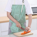 길이조절 앞치마 줄무늬 타올