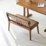 가구샘 고무나무 식탁 벤치 H5529