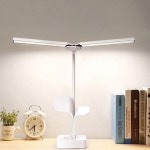 책상용 LED 스탠드 더블 조명 휴대폰 거치대 USB 충전