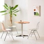 가구샘 HPM 3인 원형 실버스틸 테이블 H5577