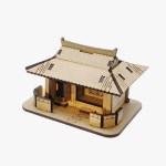 모또 나무 한국의 전통가옥 기와집 입체퍼즐 만들기