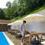 퓨어 린넨 컴포트 자켓 반바지 set
