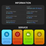 RD 60V 6A 4자리 통신 조절식 DC-DC 스텝다운 전압 벤치 공급 벅 컨버터 RK6006