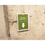 투명안내판 부착형 아크릴 POP 꽂이 61x94 A0751