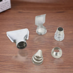 스테인리스 스틸 열풍 선풍기 깍지 키트 납땜 스테이션 도구용 내열성 노즐 직경 5 개