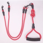 강아지 로프 리드줄 산책줄 목줄 손잡이 외출용 2in1