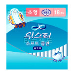 한국P&G 위스퍼 소프트클린 트윈윙 울트라 날개 소형 18매