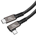 바라보고 바라보고 PD 240W USB4 C타입 ㄱ자 썬더볼트4 고속충전 케이블