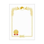 우진 금박상장용지 PR3 금상 20매