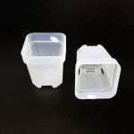 반투명 플라스틱 사각 삽목 유목 슬릿분 토분 미니화분