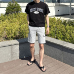 클라쓰업 스판 카고 반바지 하프팬츠 6938