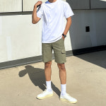 클라쓰업 스판 카고 반바지 하프팬츠 6938