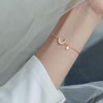 심플 큐빅 문 스타 데일리 쥬얼리 목걸이 팔찌 4종