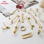 손잡이 서랍 캐비닛 가구 주방용 문 황금 단순함 하드웨어