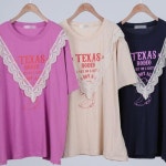 의류 텍사스 여성큰옷 반팔티 레이 305O317S