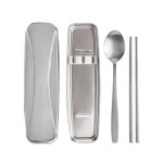 도시락 올스텐 수저 케이스 세트 1P 휴대용 수저통