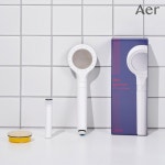 AER 아에르 워터 솔루션 2in1 비타민 필터 샤워기 세미먼트필터 비타민필터