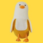 바나나 오리 바디필로우 인형 쿠션 애착 안고자는 귀여운 동물 봉제 수면 하찮은 킹받는 베개 선물