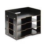 필오피스 서류보관 데스크 정리함 FN04 우드