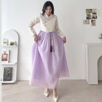 민한복 53번 수에노 여성 계량 철릭 원피스 개량 퓨전 허리 치마 드레스 여자 생활한복 99호