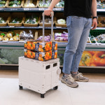 윈드피아 윈드피아 윈드피아 대형 다간다 3초카트 마트카트 캠핑용 케리어 접이식