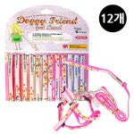 도기프렌드 하트 강아지 가슴줄 세트 12개입 1판 랜덤발송