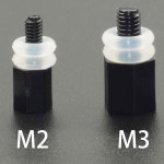50pcs M2 M3 O 모양 실리콘 고무 와셔 충격 흡수 장치 F3 F4 Flytower 비행 컨트롤러 RC Drone 용 방진 댐