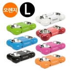 hing 뼈다귀 패션쌍식기 L 강아지 식기