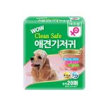 와우 클린세이프 암컷기저귀 중형 20매 강아지 기저귀