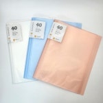 문서보관 A4 투명 클리어 화일 투명파랑