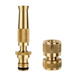 황동 고압 세차 호스 호수 분사기 물 워터건 노즐