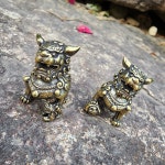 풍수 액막이 미니 해태상 화재예방 한쌍