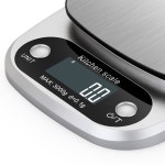 3kg 5kg 10kg 전자 주방 저울 가정용 LCD 디스플레이가있는 스테인레스 스틸 디지털 식품 저울 계산 저울