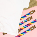 패턴 프리 벨트 무지개