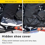 SULAITE 남녀공용 오토바이 레인 코트 스플릿 방수 라이더 전신 사이클링 장비 폭풍우