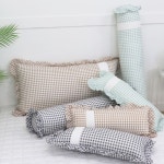 여름 인견 시어서커 바디필로우 원형 롱 쿠션 긴 베개