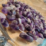 장식 장식품 자수정 보호석 인테리어 단일색상