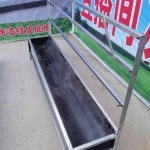 가축 사료통 물통 돼지 여물통 축사 먹이통 염소 여물 1 미터 고무 양 여물통이 문으로 배달됩니다