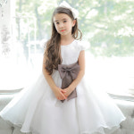 도담도담 심플 먹색 리본 아동 여아 유아 돌 아기 주니어 화동 연주회 콩쿨 드레스 초등 중등 성인