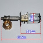 마이크로 N20 풀 메탈 기어 박스 모터 DC 3V 항공기 접이식 랜딩 용 긴 스크류 샤프 호환트 웜 62RPM