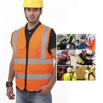 형광 반사 안전조끼 작업복 반사복 안전 작업용 조끼